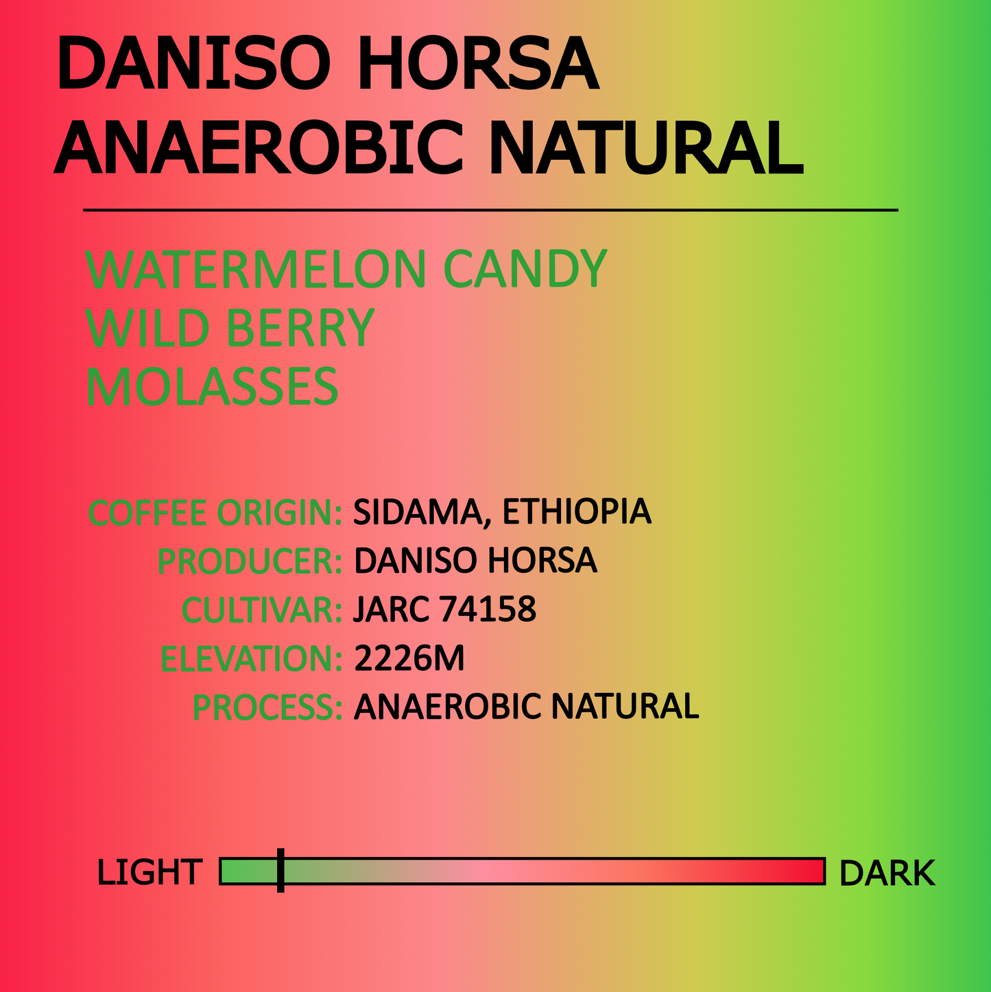 Daniso Horsa Anaerobic Natural